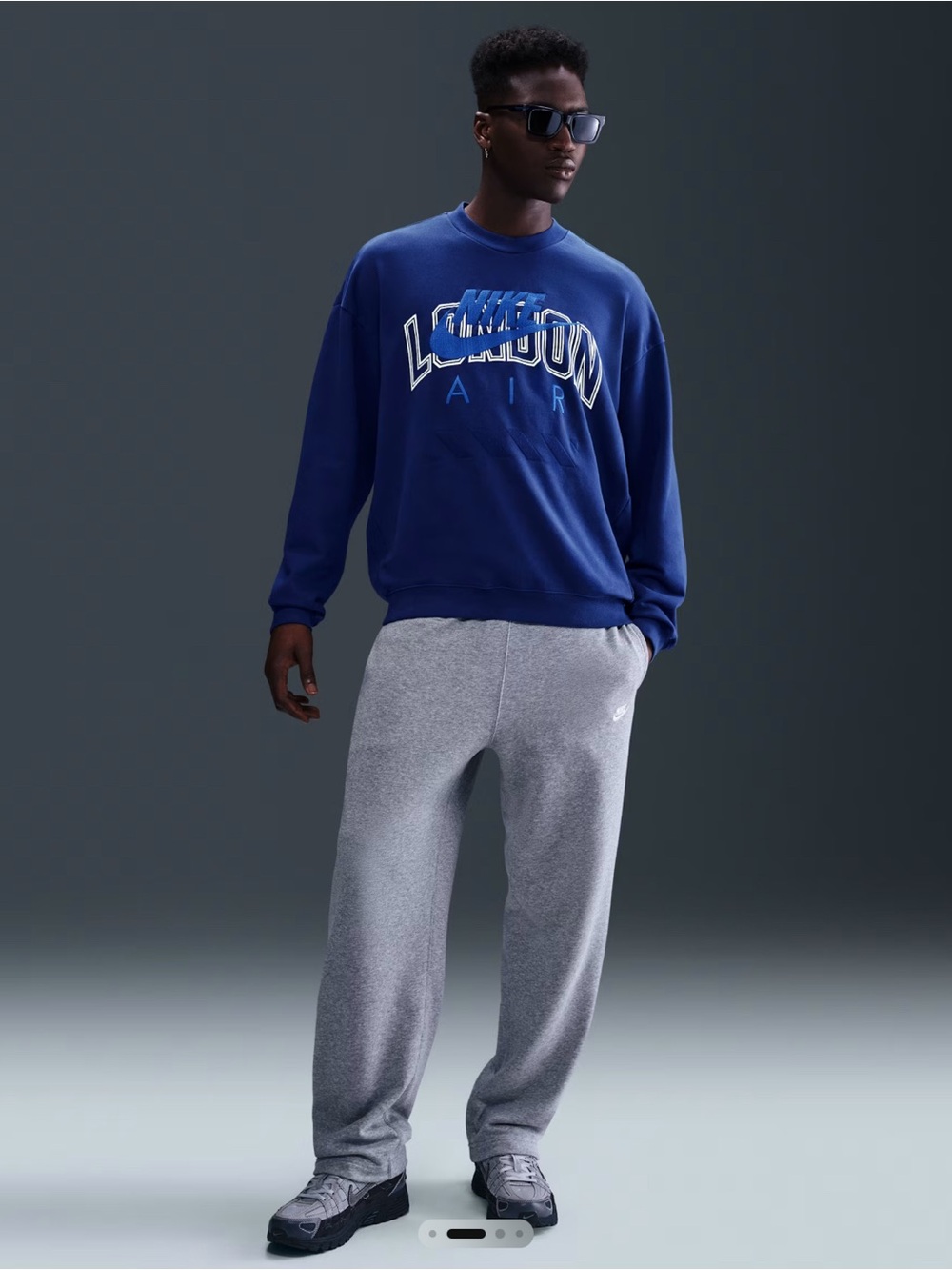 Nike Royal Blue London Air Pullover Sweatshirt